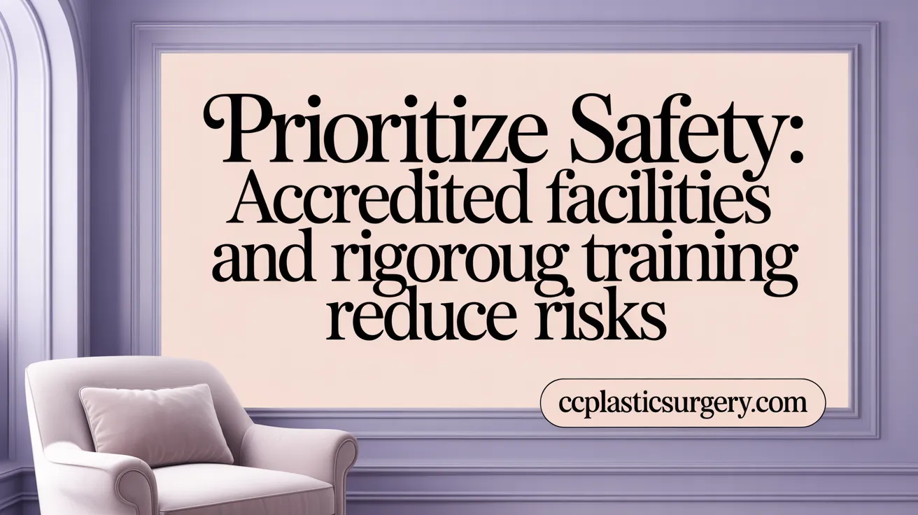 Prioritize Safety: Accredited Facilities and Rigorous Training Reduce Risks