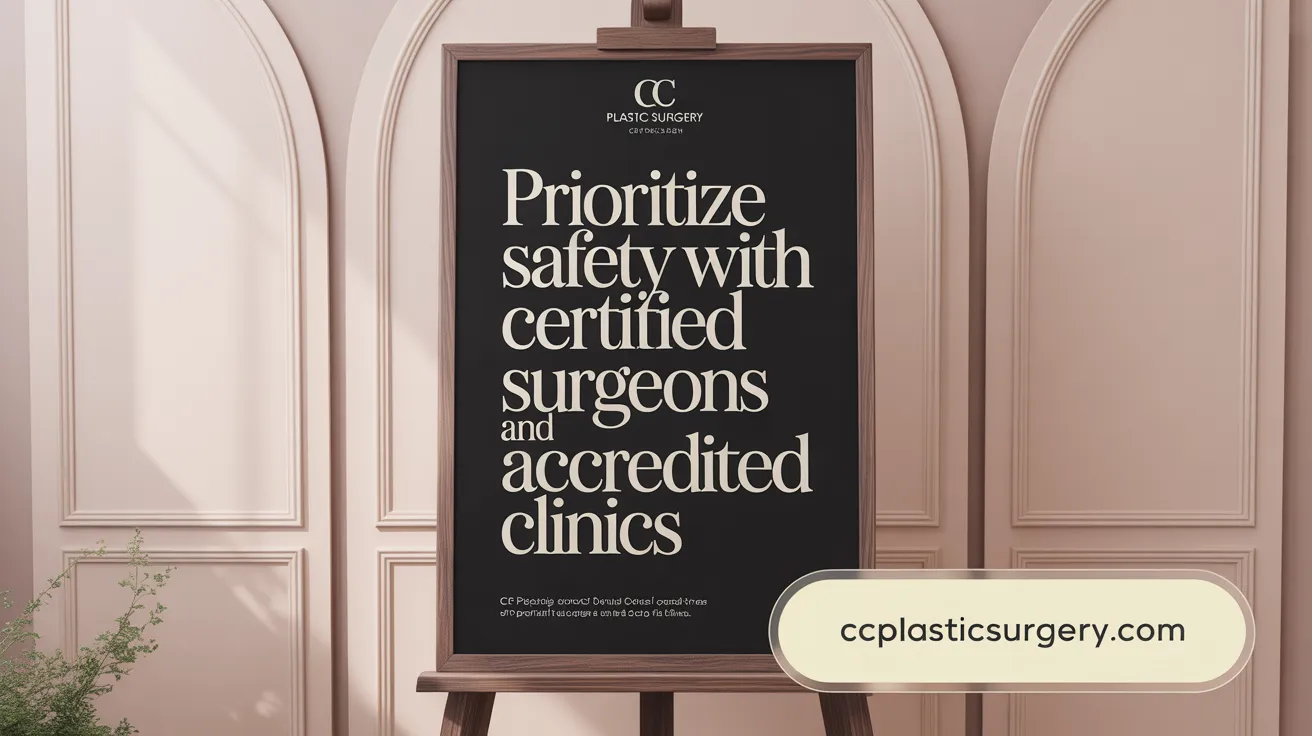 Prioritize Safety with Certified Surgeons and Accredited Clinics