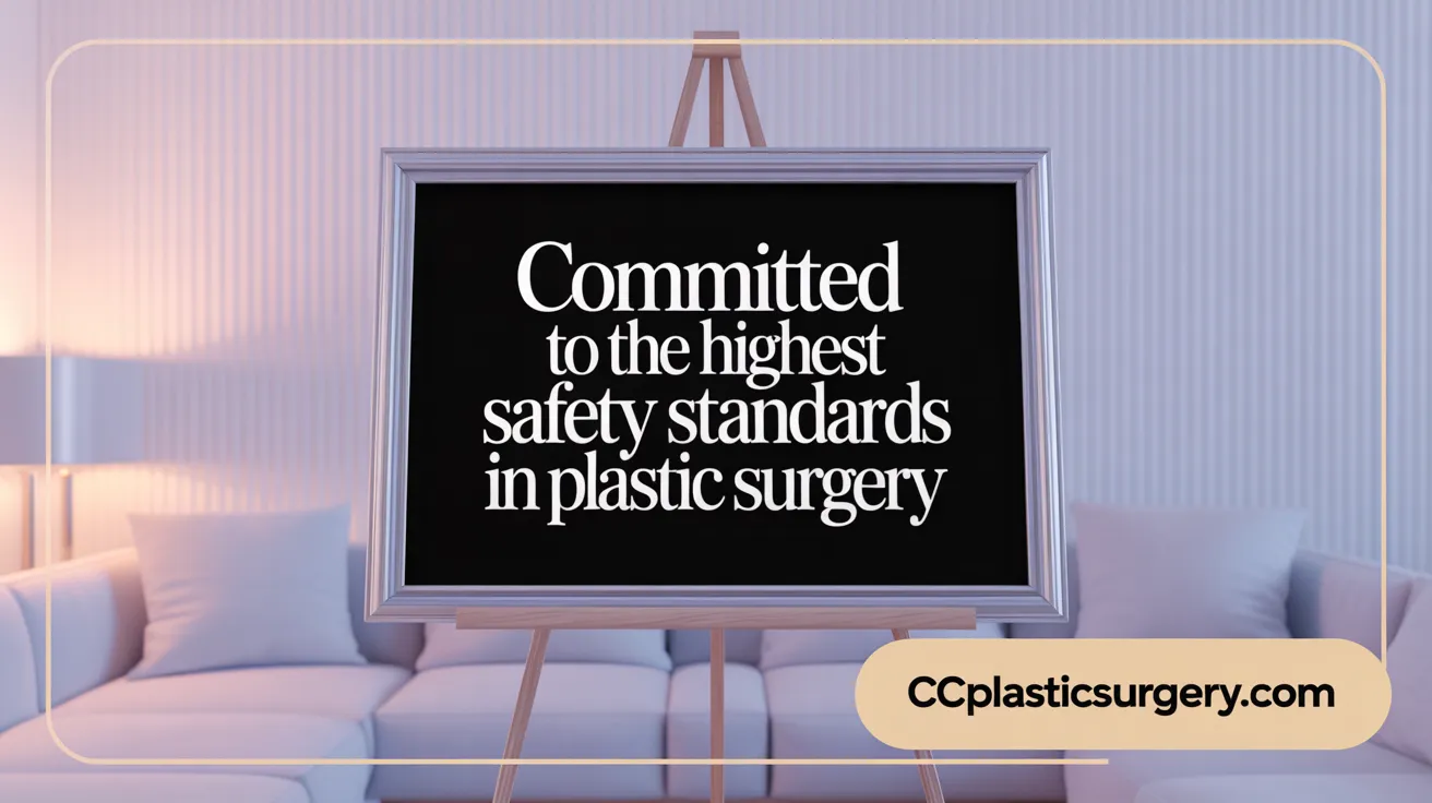 Committed to the Highest Safety Standards in Plastic Surgery