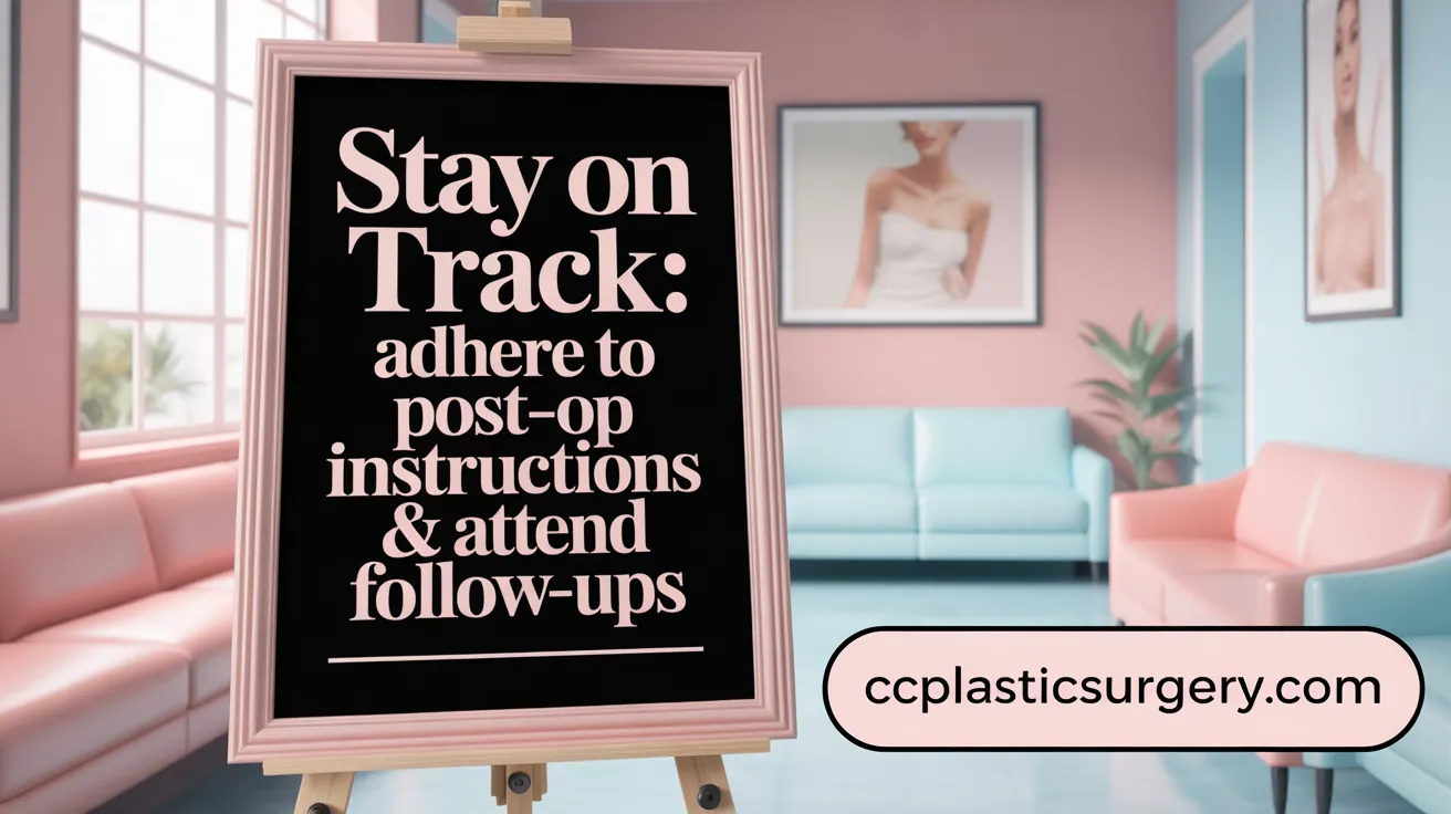 Stay on Track: Adhere to Post-Op Instructions &amp; Attend Follow-Ups