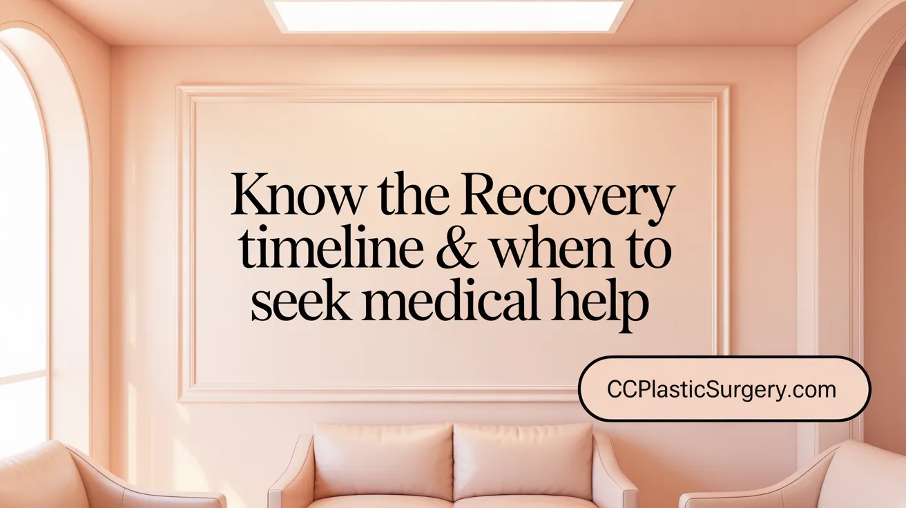 Know the Recovery Timeline &amp; When to Seek Medical Help