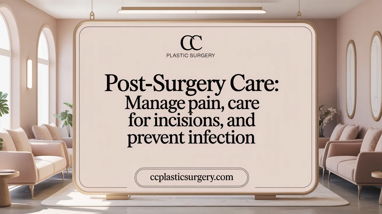 Post-Surgery Care: Manage Pain, Care for Incisions, and Prevent Infection
