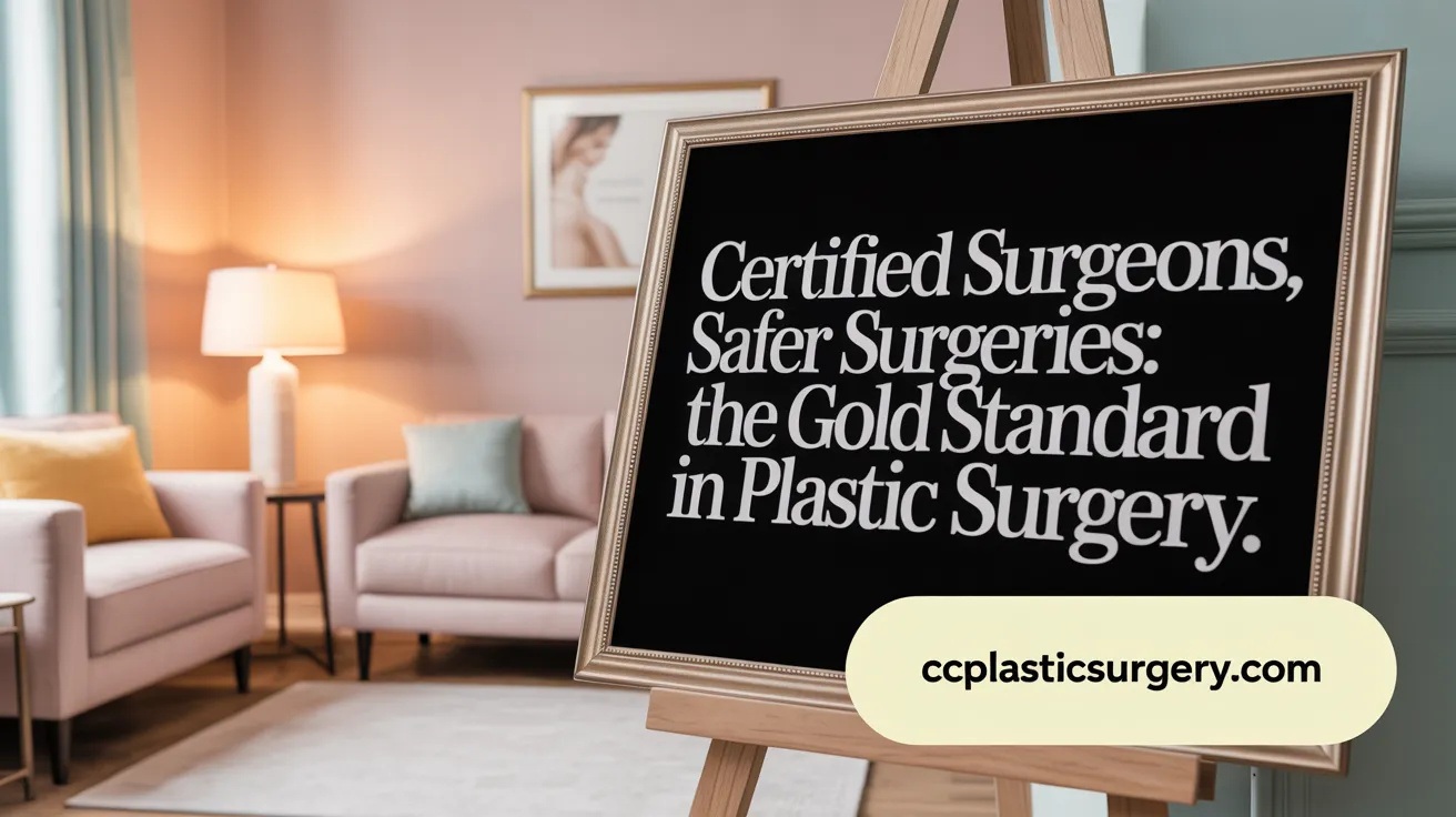 Certified Surgeons, Safer Surgeries: The Gold Standard in Plastic Surgery
