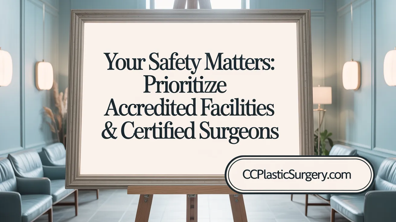 Your Safety Matters: Prioritize Accredited Facilities &amp; Certified Surgeons