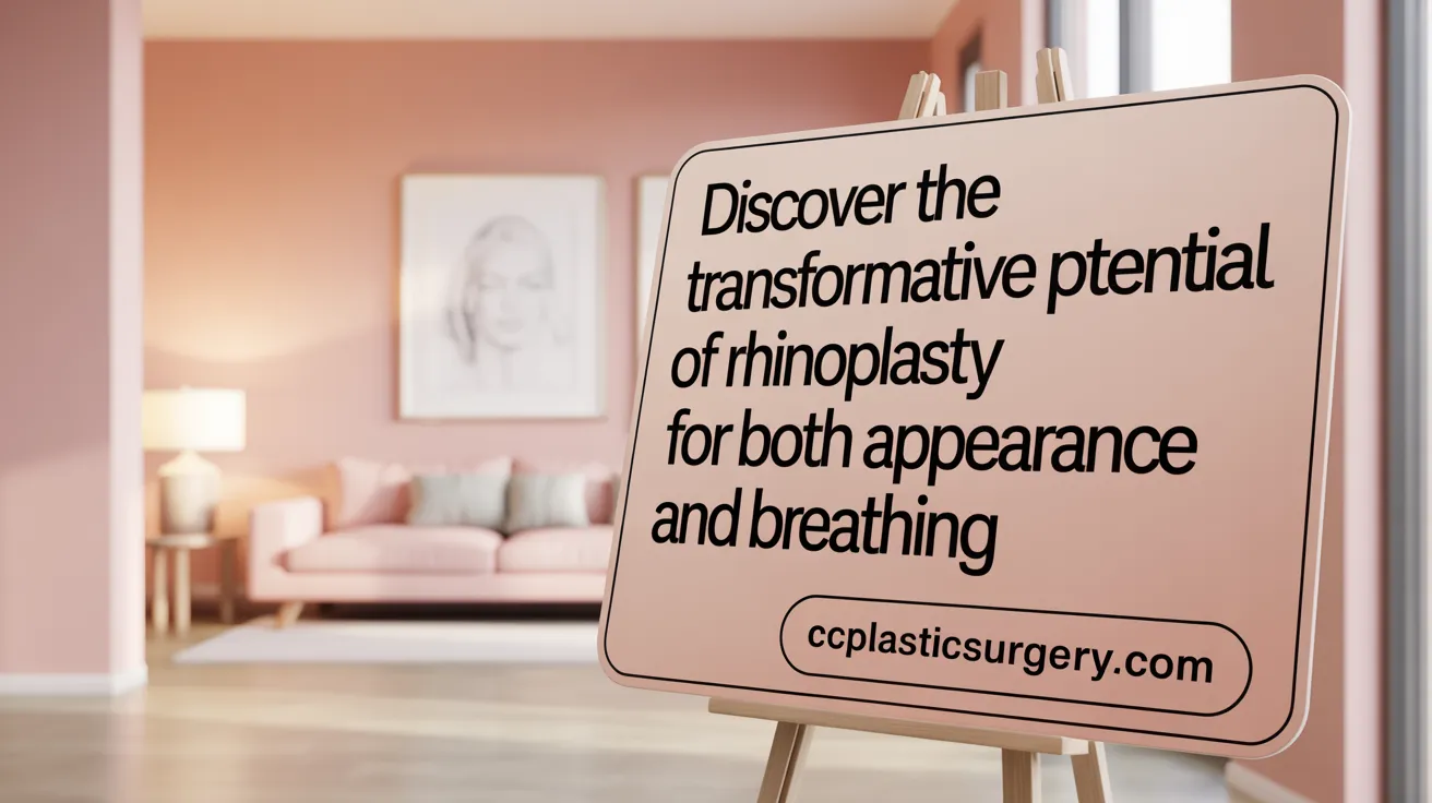 Discover the transformative potential of rhinoplasty for both appearance and breathing