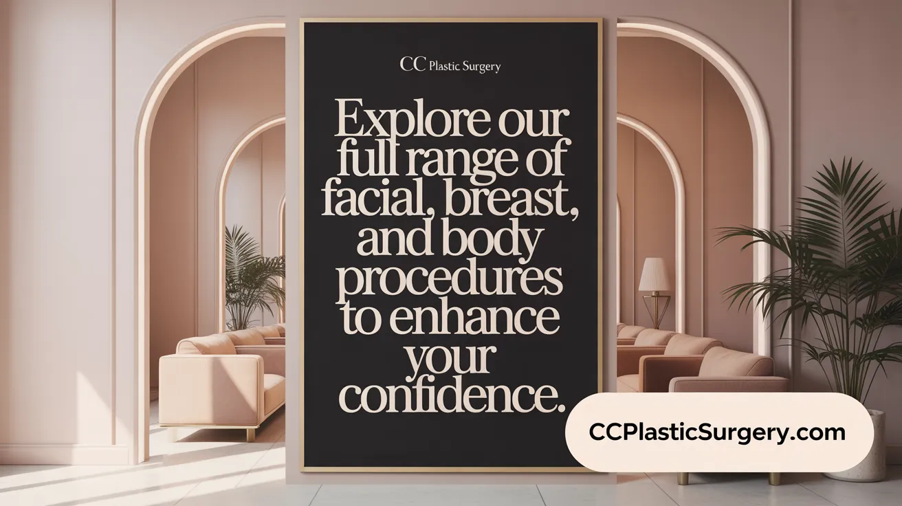 Explore our full range of facial, breast, and body procedures to enhance your confidence