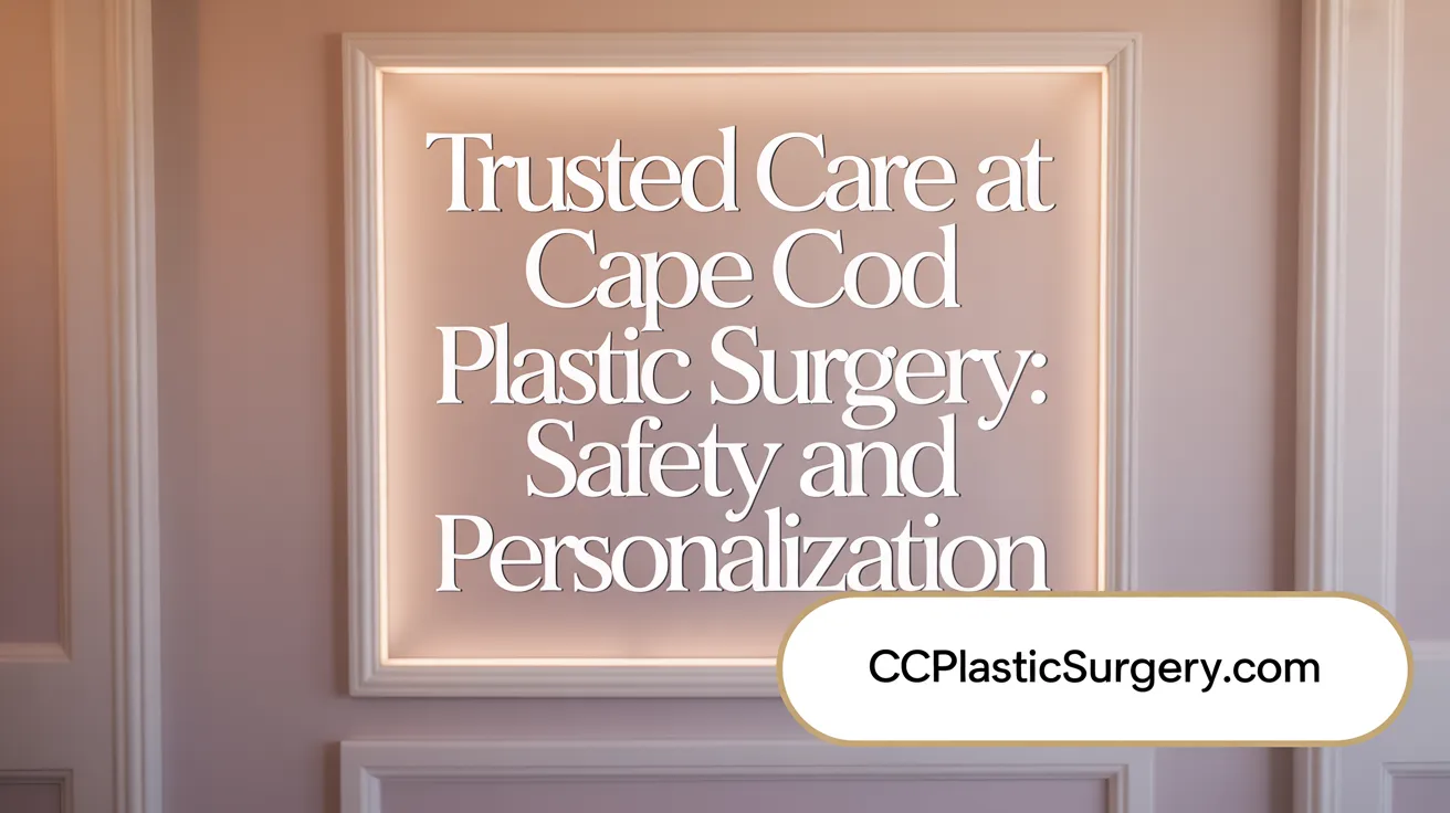 Trusted Care at Cape Cod Plastic Surgery: Safety and Personalization