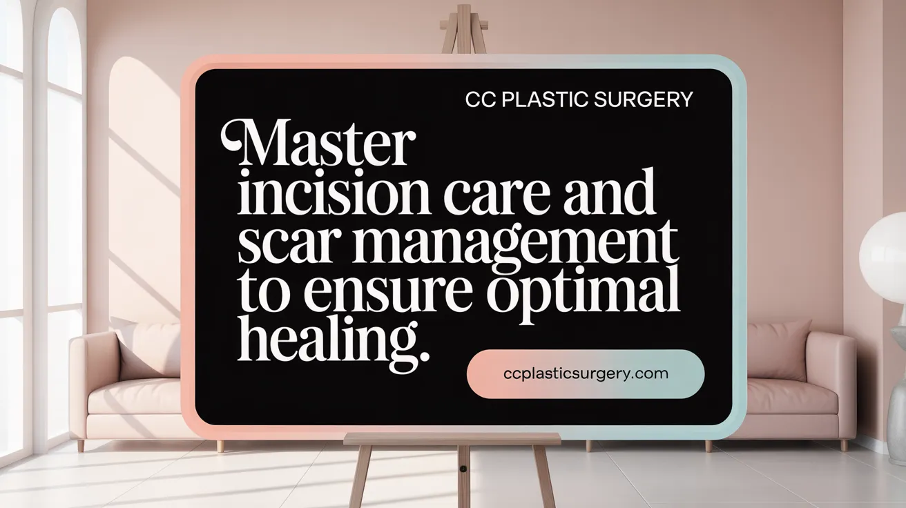 Master incision care and scar management to ensure optimal healing.
