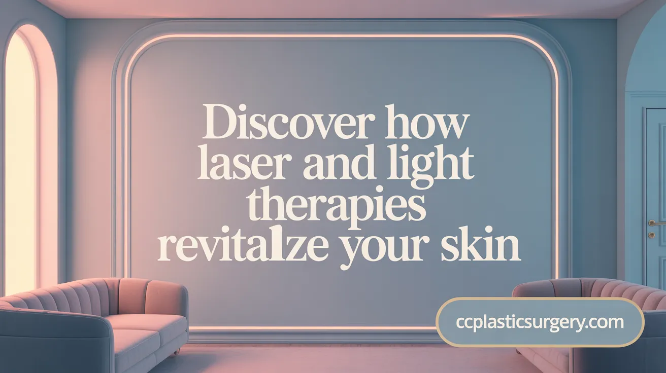 Discover How Laser and Light Therapies Revitalize Your Skin