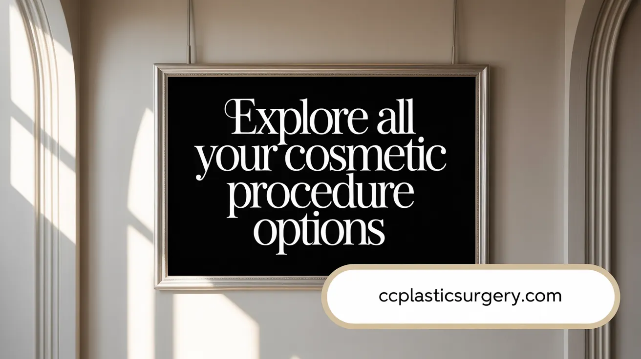 Explore All Your Cosmetic Procedure Options