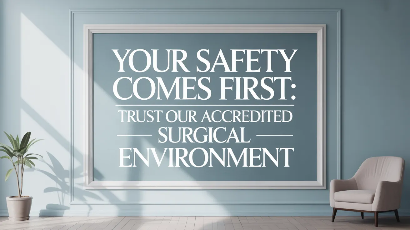 Your Safety Comes First: Trust Our Accredited Surgical Environment