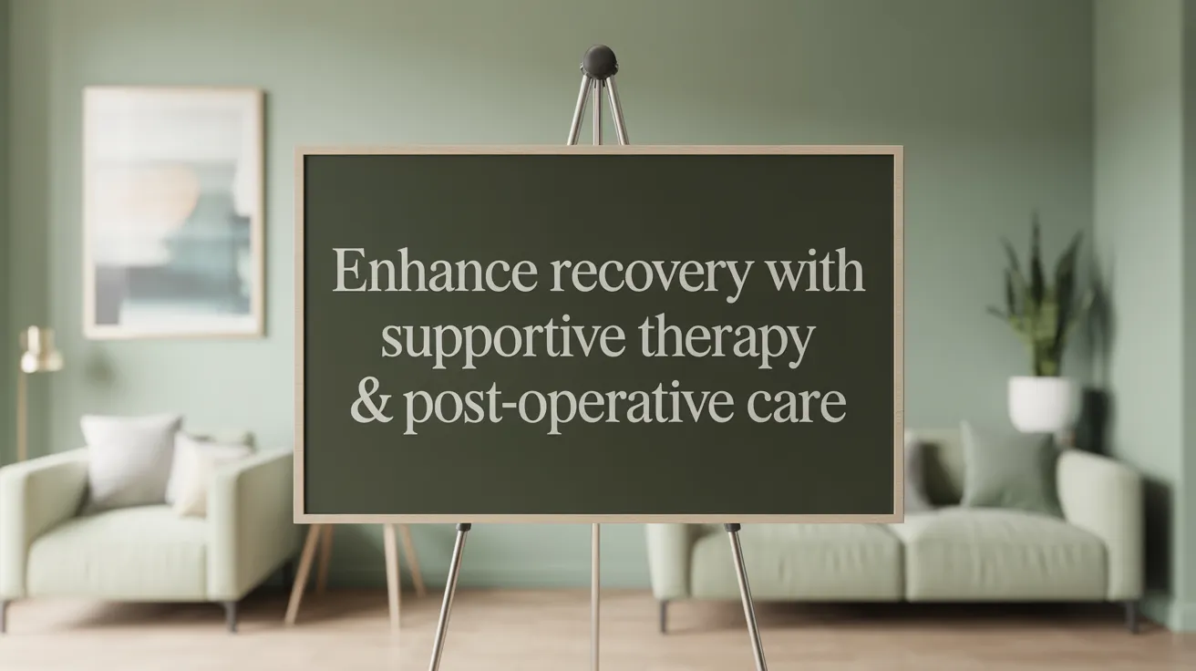 Enhance Recovery with Supportive Therapy &amp; Post-Operative Care