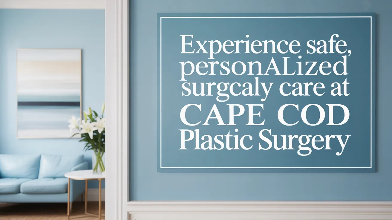 Experience Safe, Personalized Surgical Care at Cape Cod Plastic Surgery