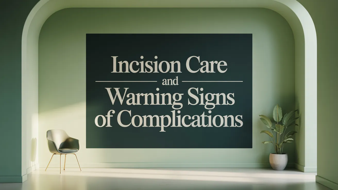 Incision Care and Warning Signs of Complications