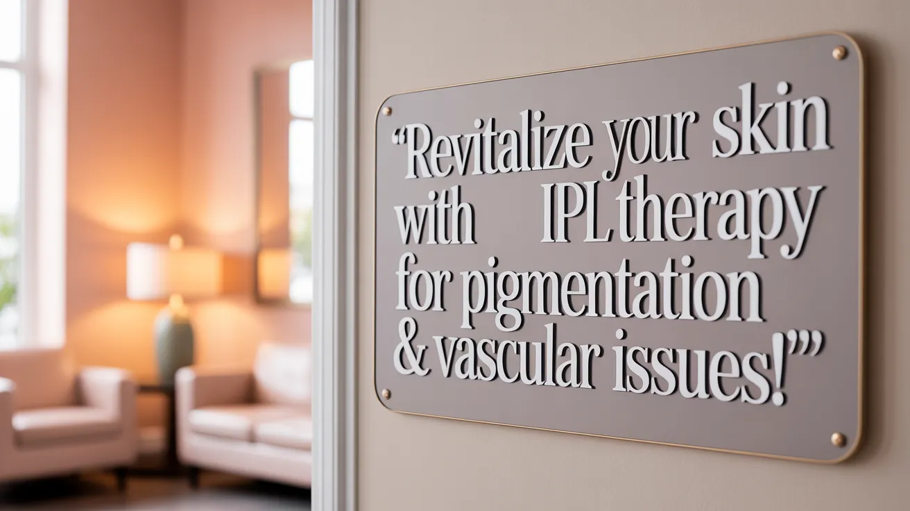 Revitalize Your Skin with IPL Therapy for Pigmentation &amp; Vascular Issues!