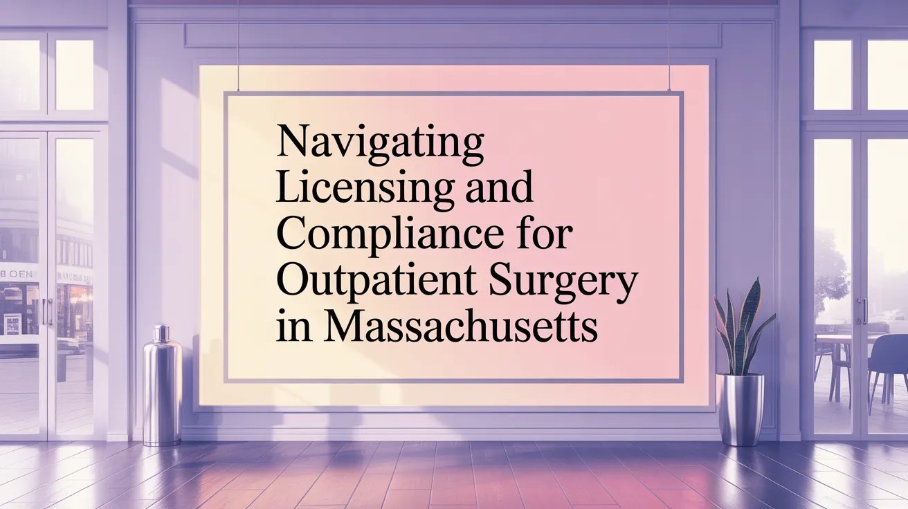 Navigating Licensing and Compliance for Outpatient Surgery in Massachusetts