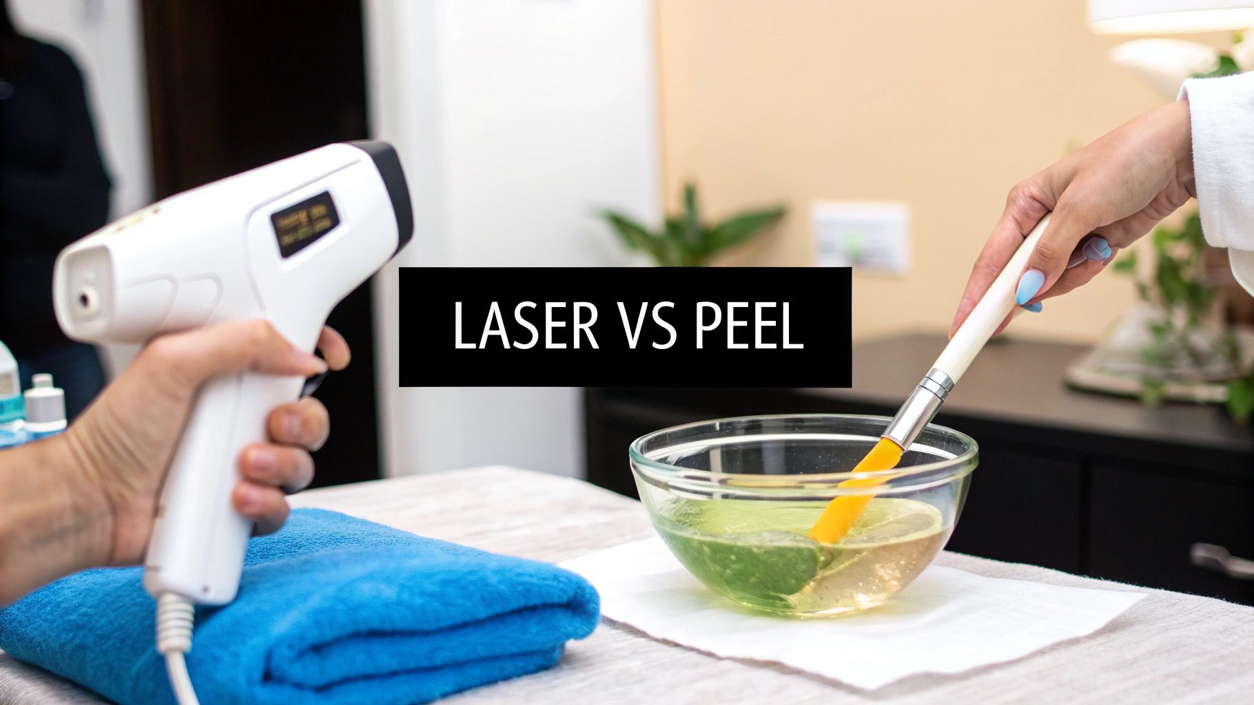 Laser Resurfacing Vs Chemical Peel A Definitive Comparison