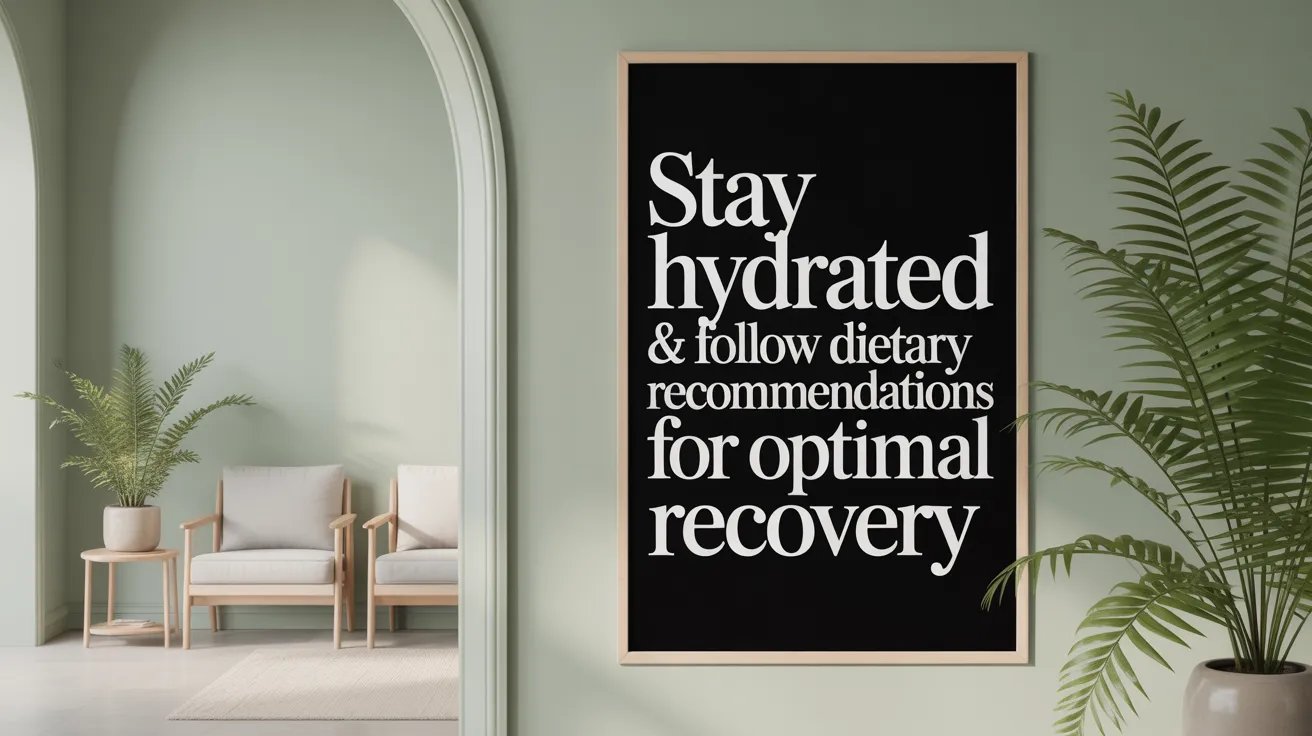 Stay Hydrated &amp; Follow Dietary Recommendations for Optimal Recovery