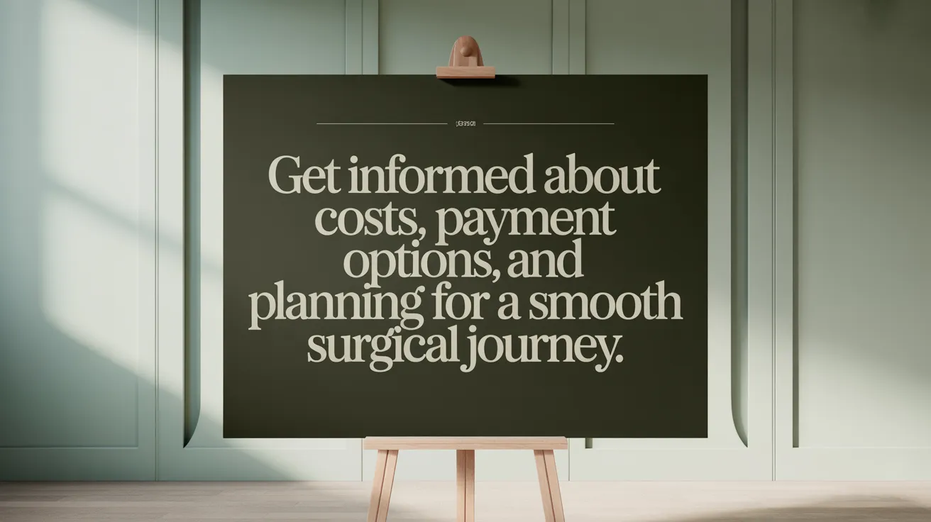 Get informed about costs, payment options, and planning for a smooth surgical journey.