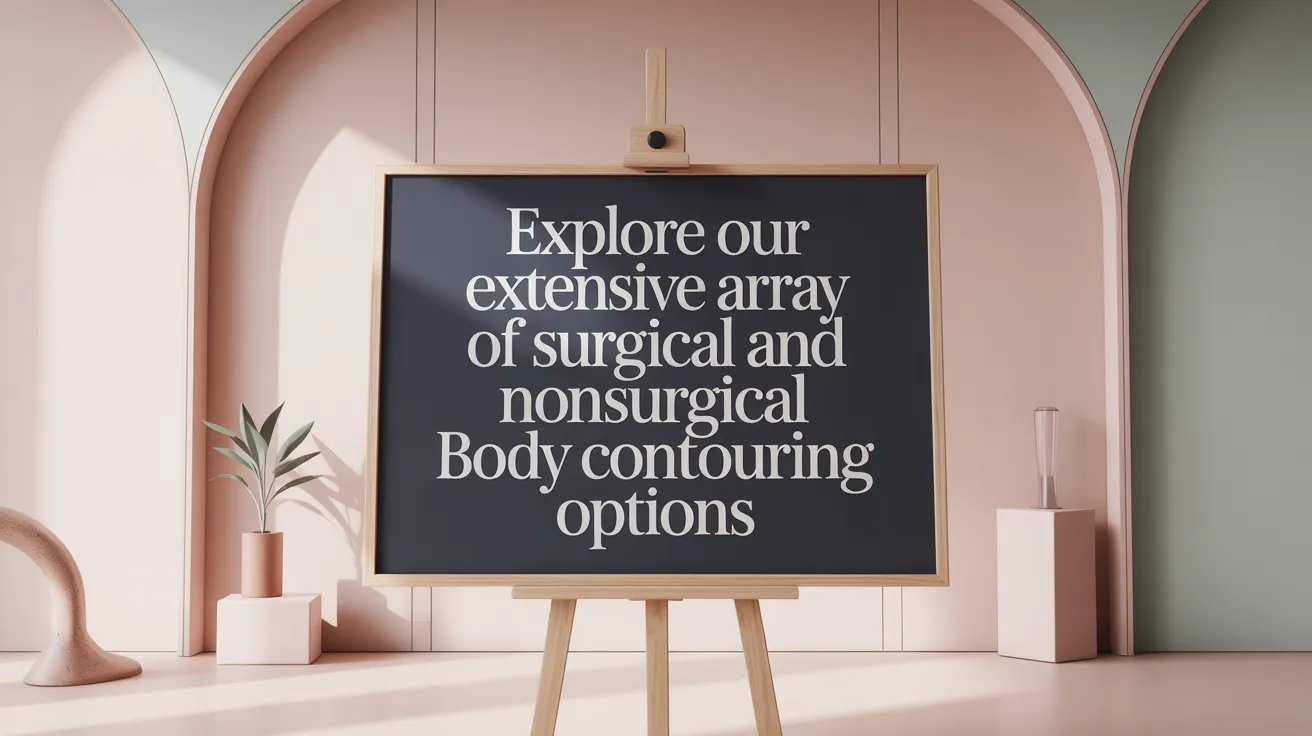 Explore Our Extensive Array of Surgical and Nonsurgical Body Contouring Options