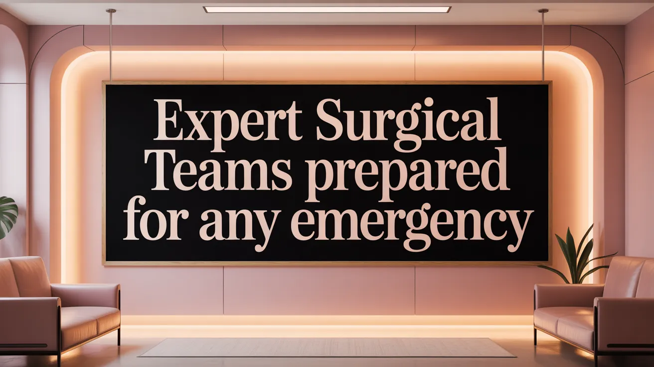 Expert Surgical Teams Prepared for Any Emergency