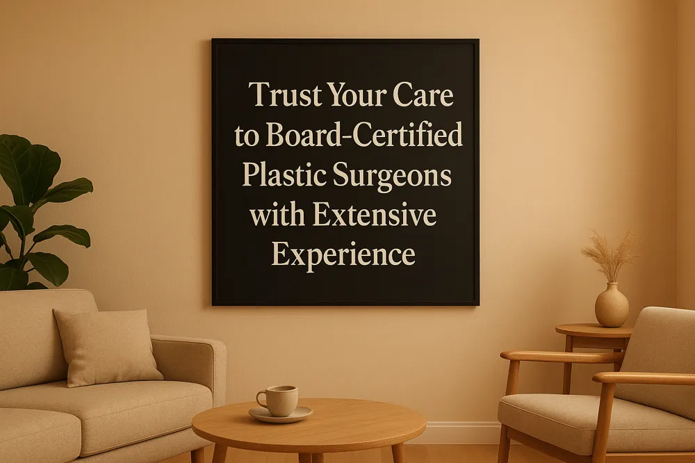Trust Your Care to Board-Certified Plastic Surgeons with Extensive Experience