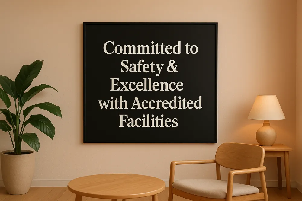 Committed to Safety &amp; Excellence with Accredited Facilities
