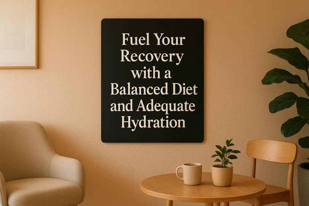 Fuel Your Recovery with a Balanced Diet and Adequate Hydration