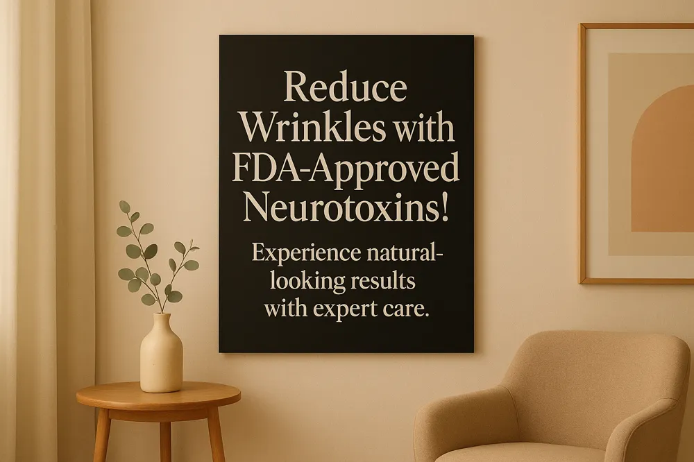 Reduce Wrinkles with FDA-Approved Neurotoxins! Experience natural-looking results with expert care.