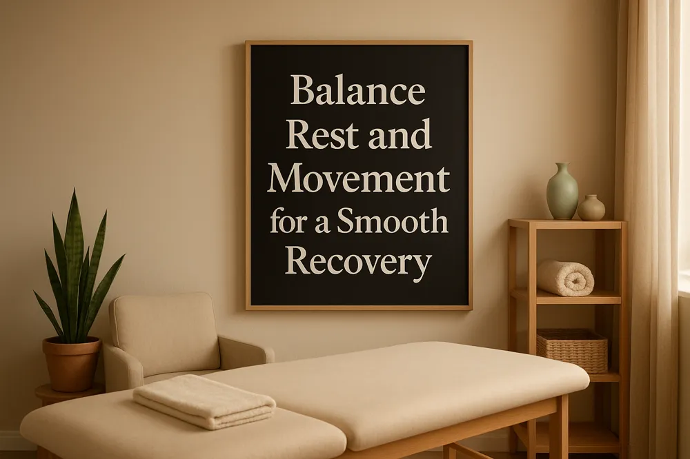 Balance Rest and Movement for a Smooth Recovery