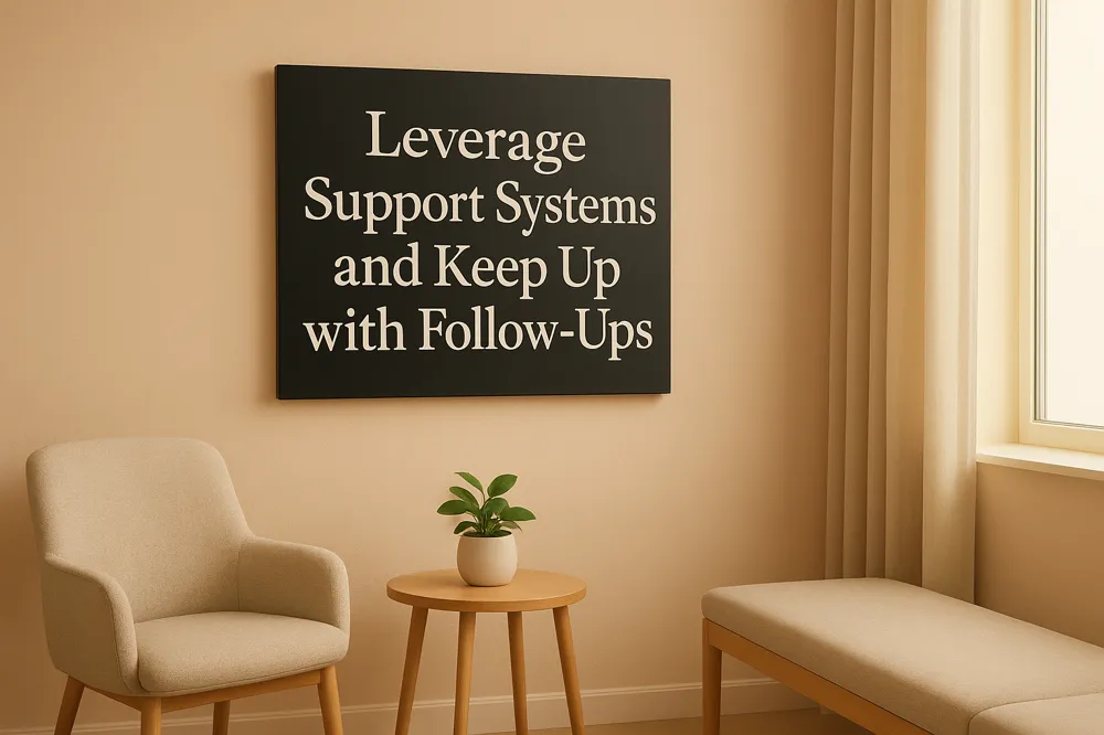 Leverage Support Systems and Keep Up with Follow-Ups