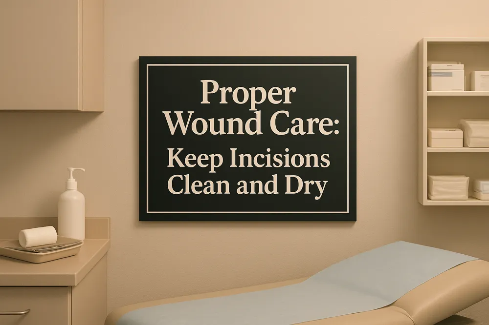 Proper Wound Care: Keep Incisions Clean and Dry