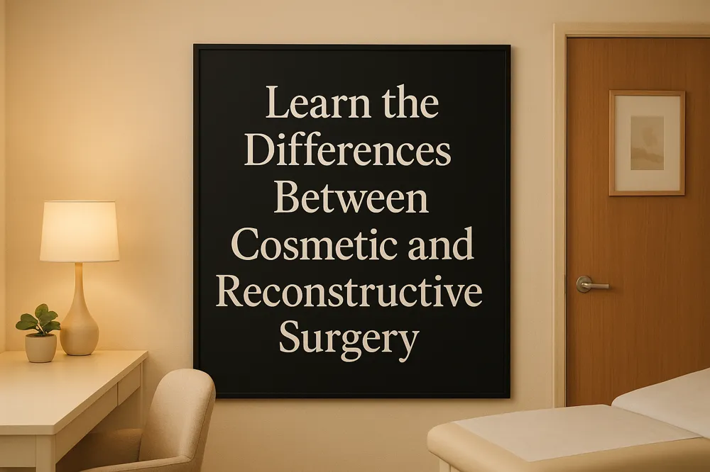 Learn the Differences Between Cosmetic and Reconstructive Surgery