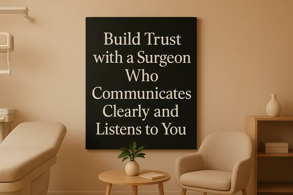 Build Trust with a Surgeon Who Communicates Clearly and Listens to You