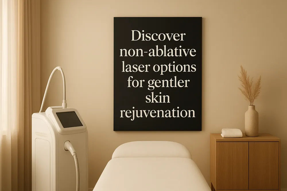 Discover non-ablative laser options for gentler skin rejuvenation
