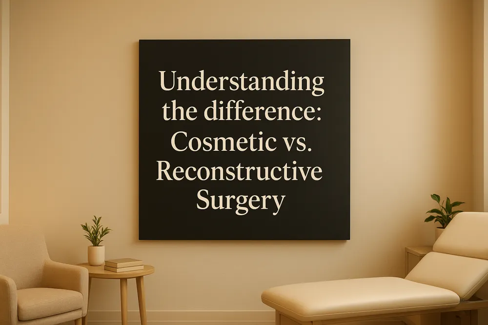 Understanding the difference: Cosmetic vs. Reconstructive Surgery