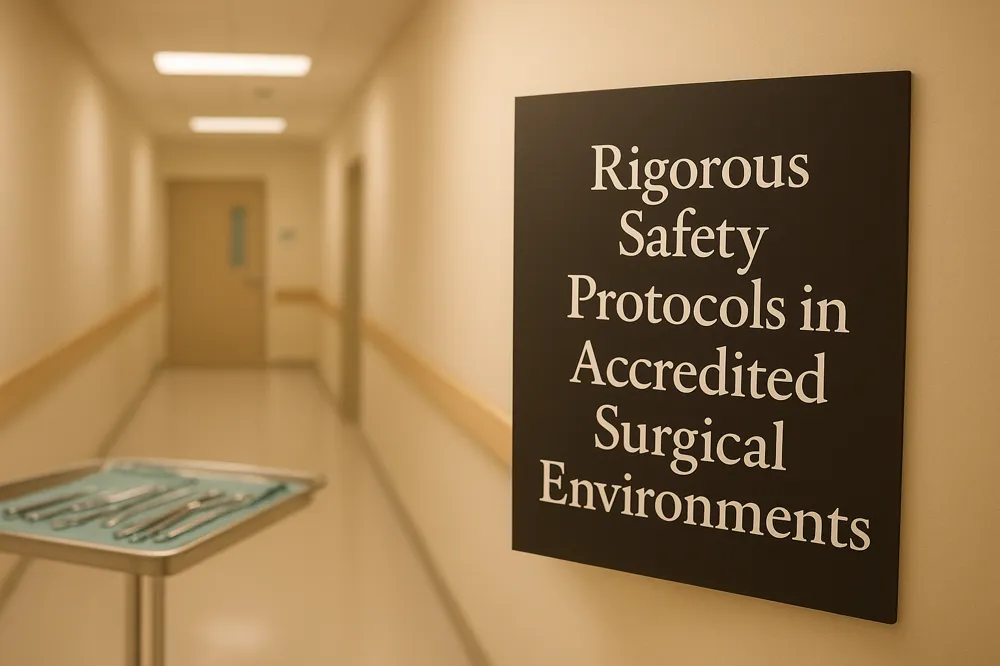 Rigorous Safety Protocols in Accredited Surgical Environments