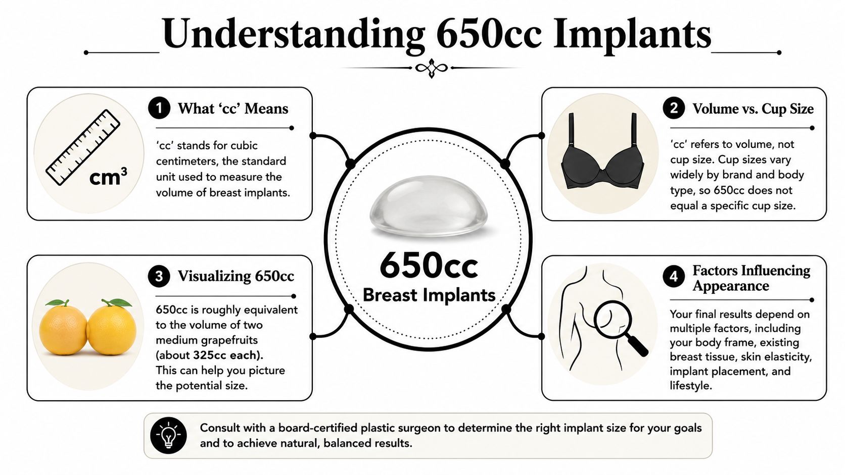 Decoding 650cc What This Implant Volume Really Means