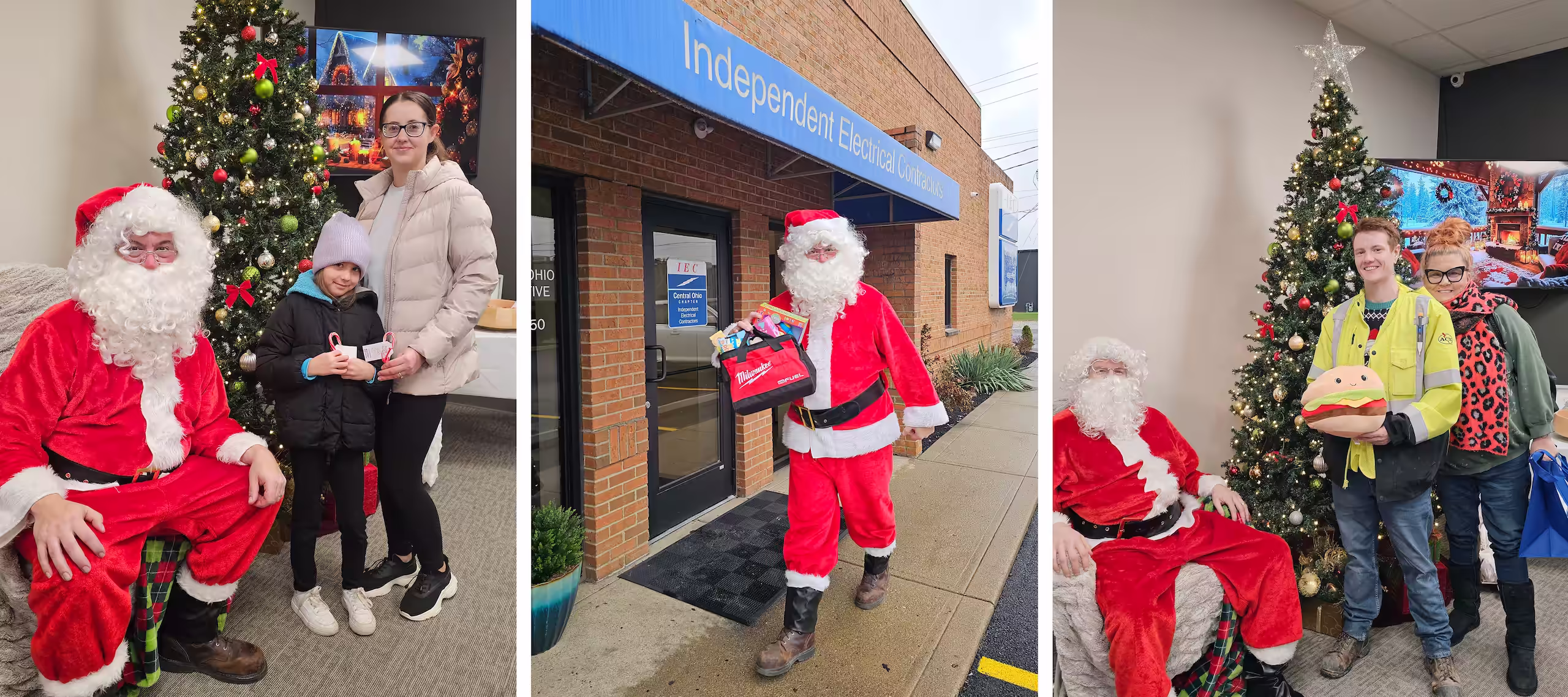 Toys for Tots event with Santa Claus