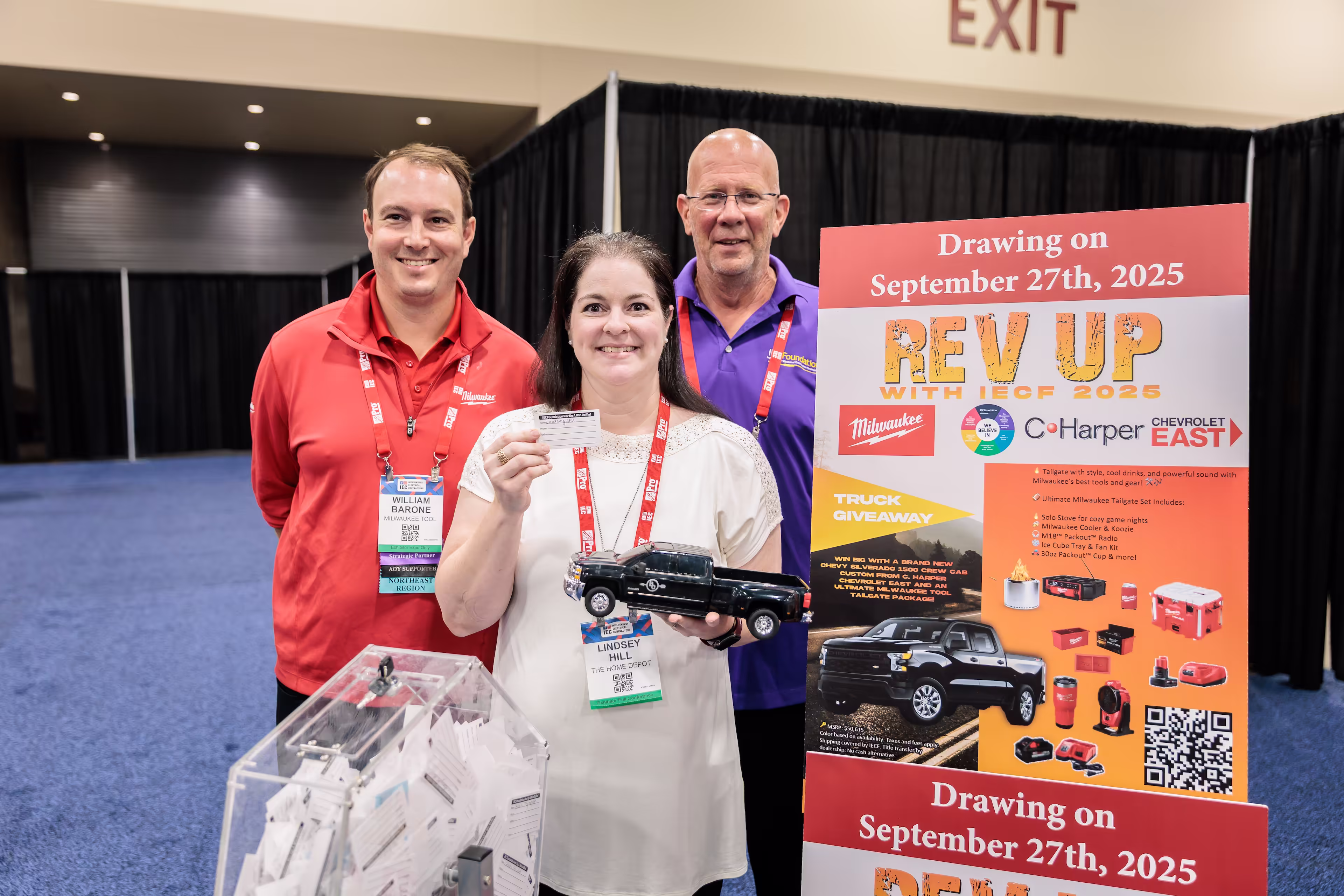 IEC Foundation truck giveaway award ceremony