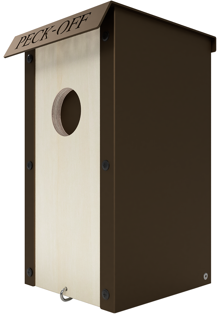 PeckOff Starling Trap isometric view right