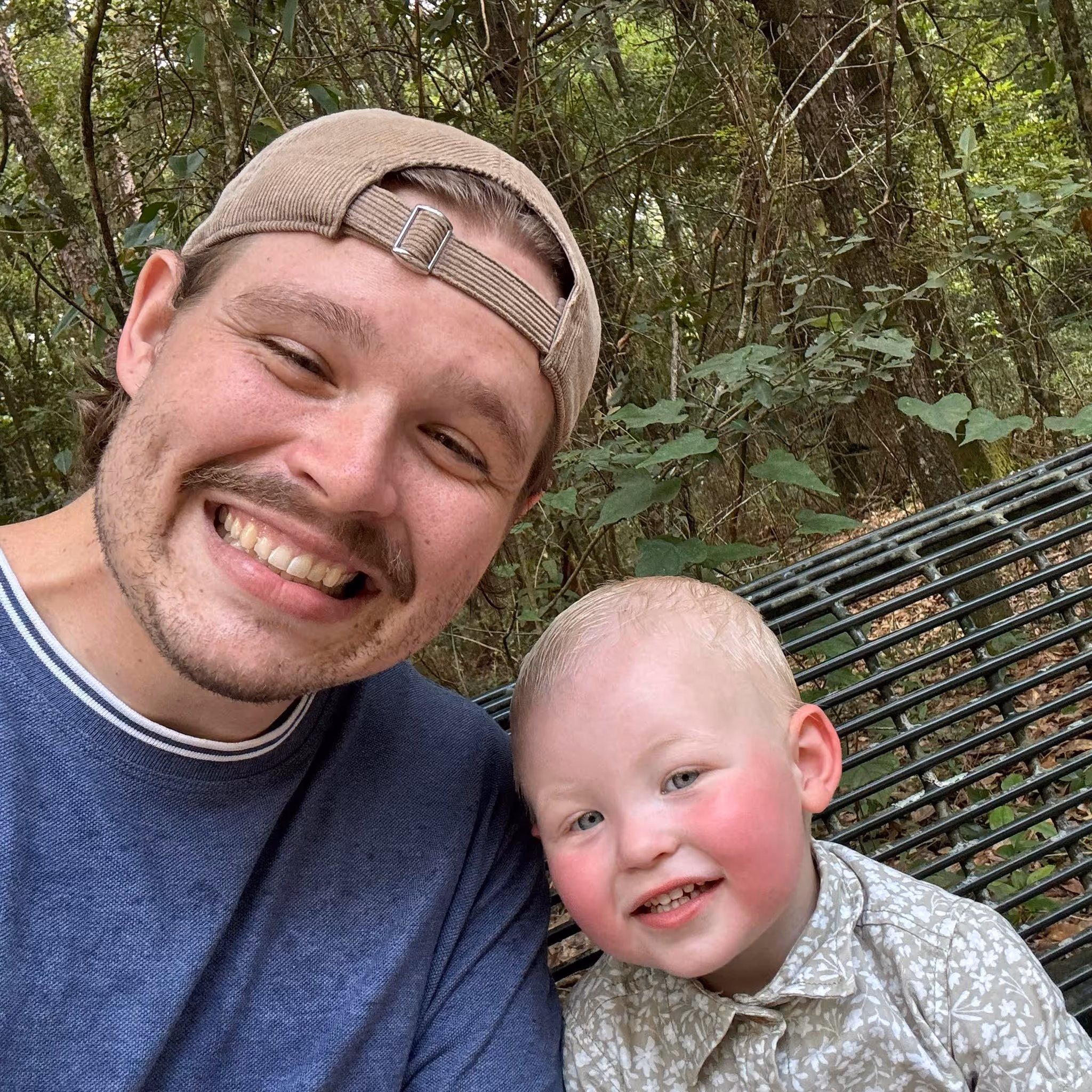 Me(the author) and my son