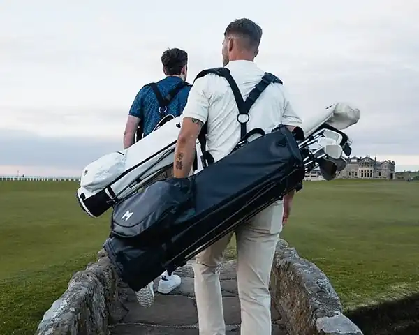 MR2 man walking with bag