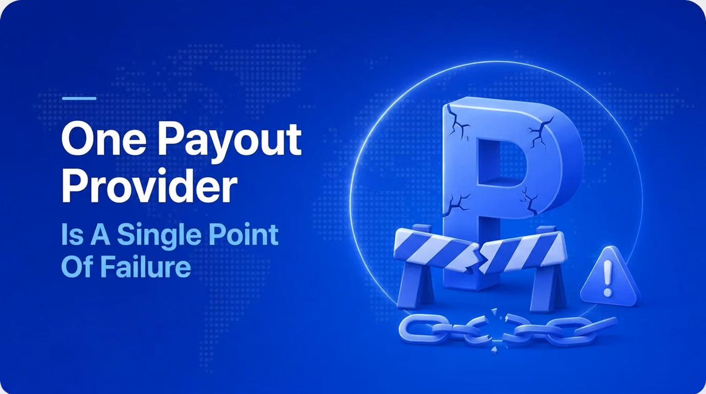 One Payout Provider Is a Single Point of Failure