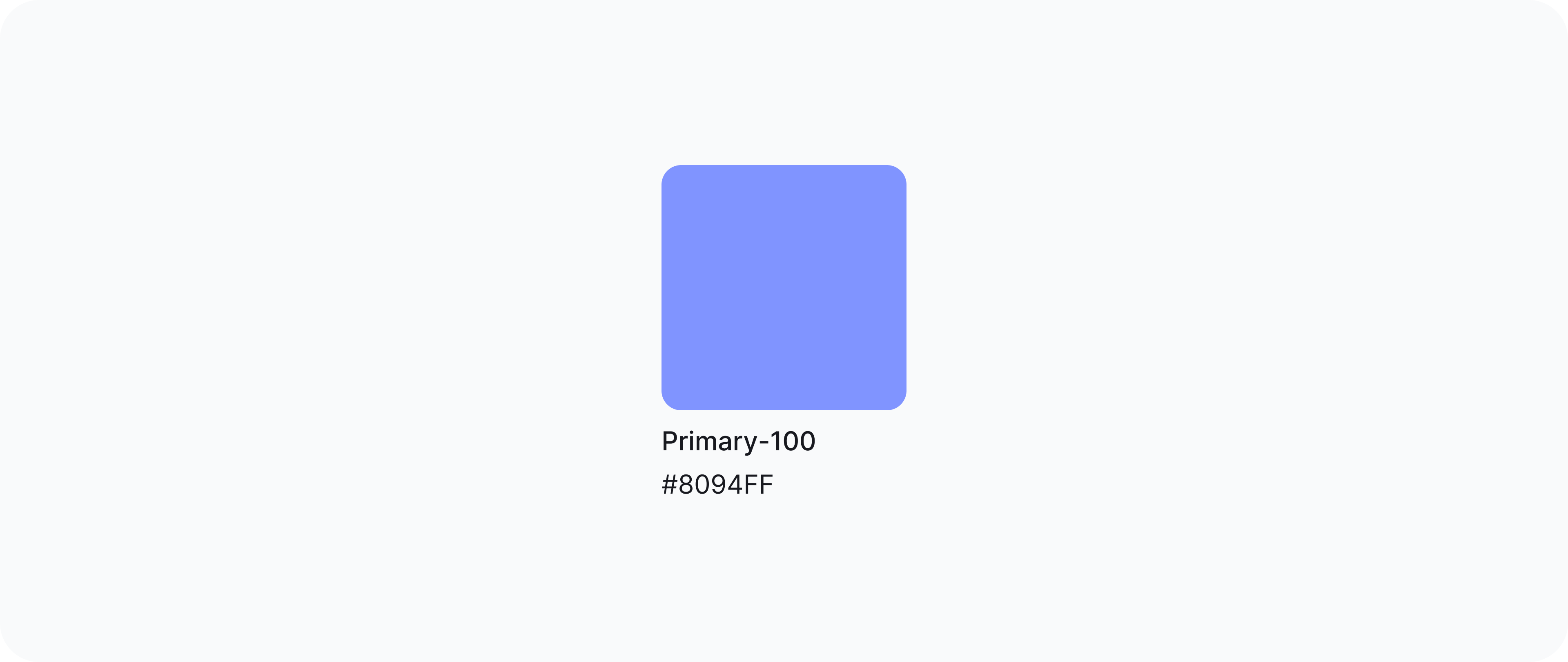 Primary color palette 
