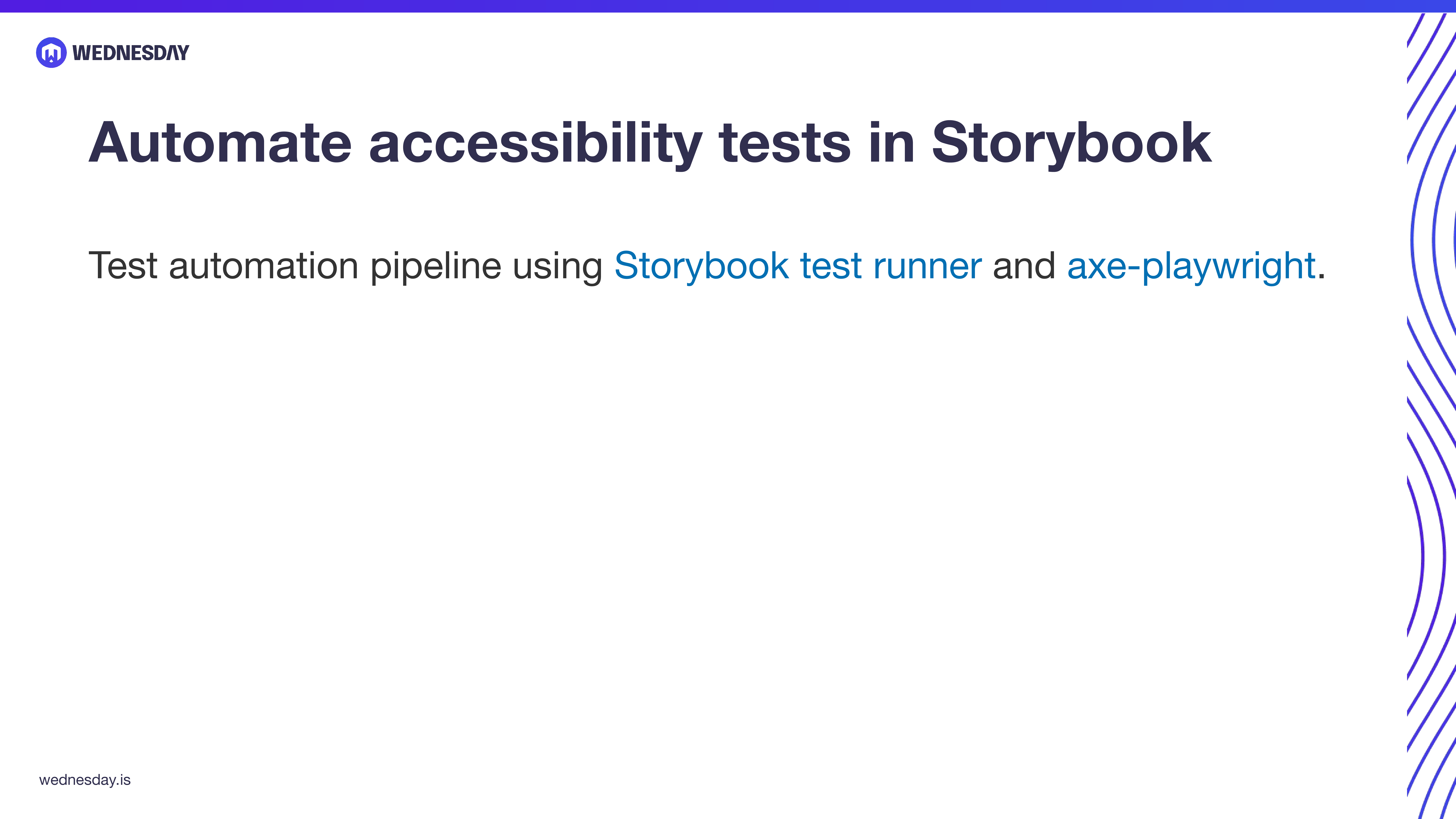 Automate Accessibility Tests with Storybooks