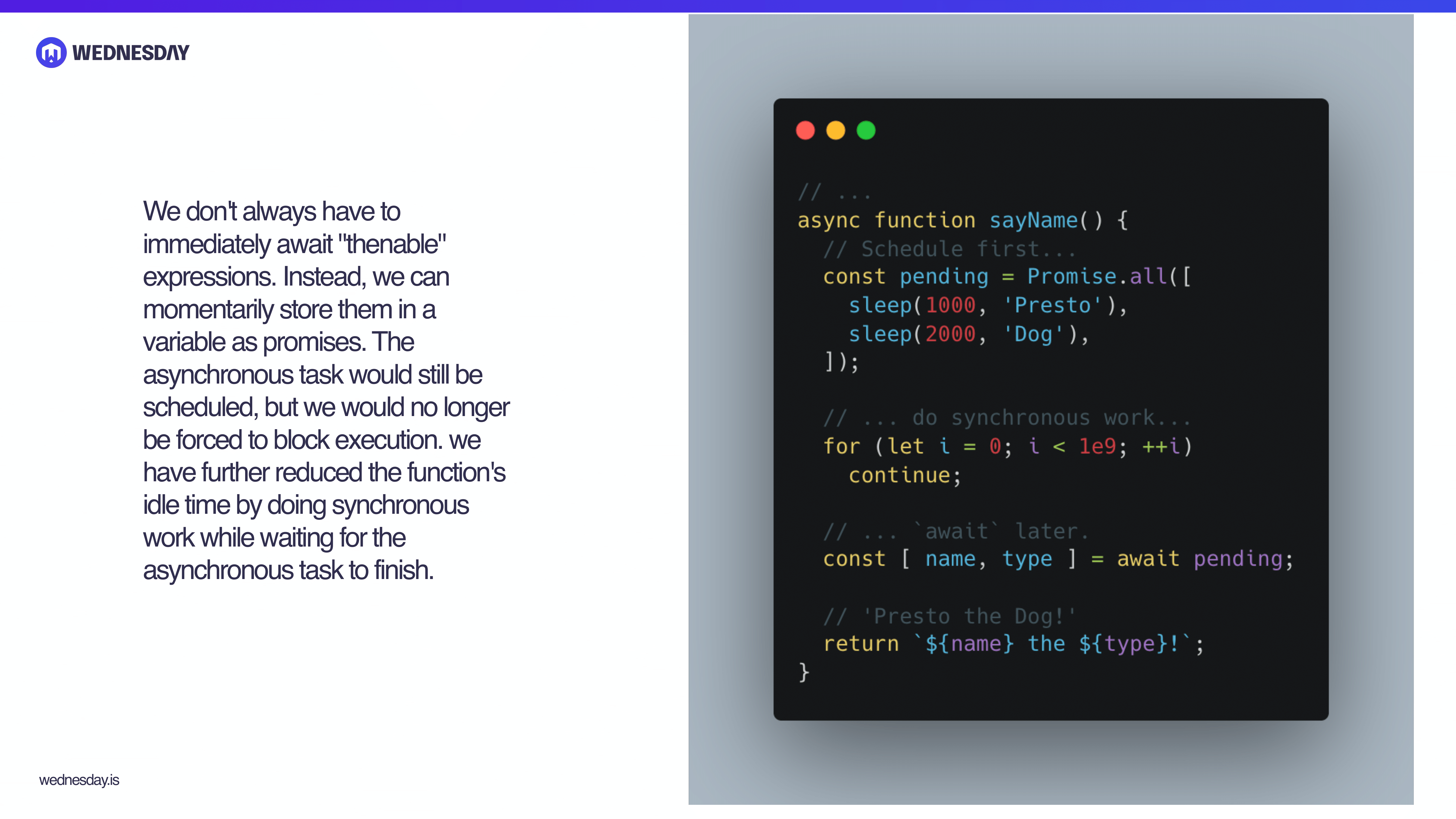 Best Practices for Asynchronous JavaScript