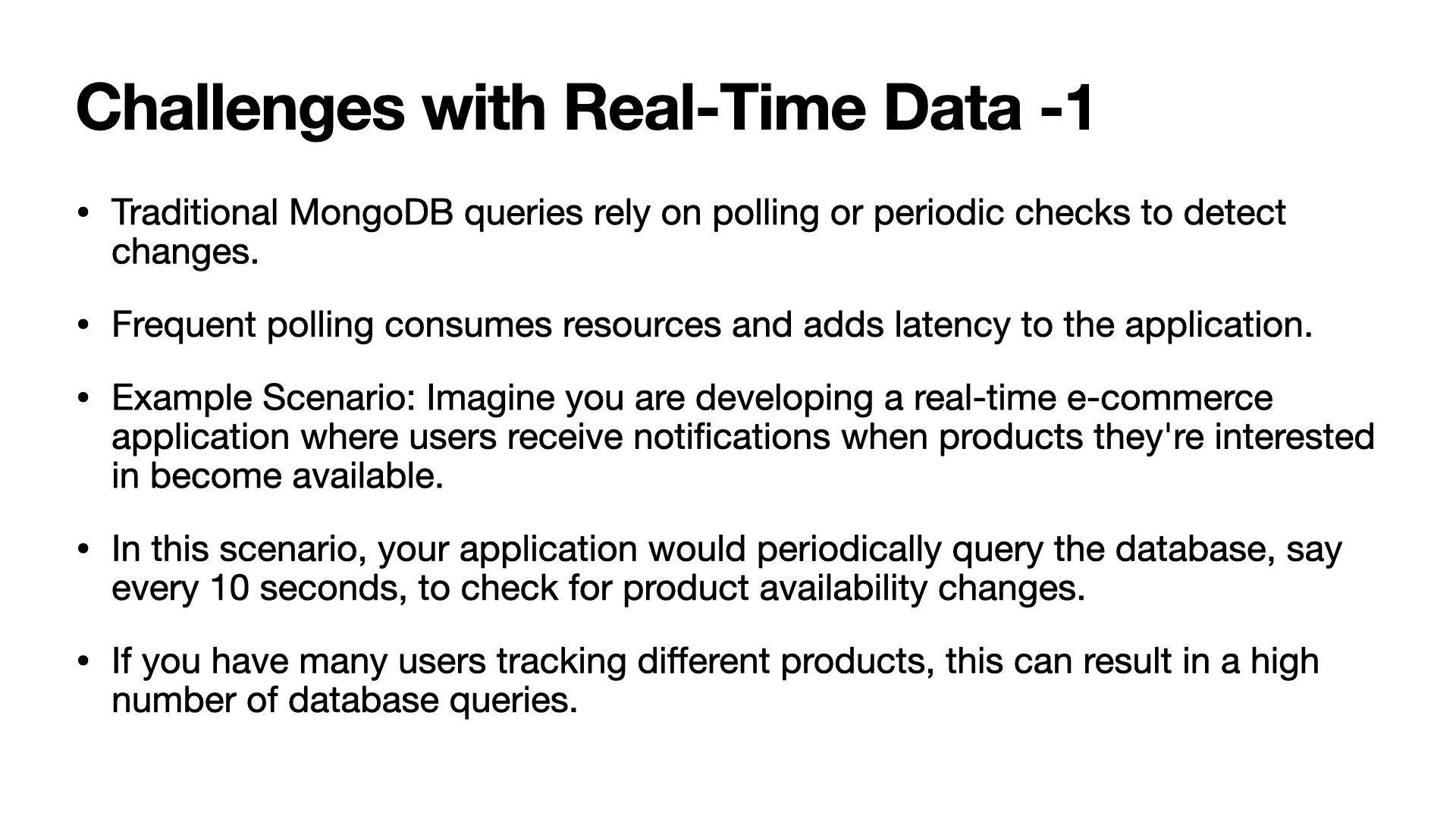 Change Streams and Real-Time Data with MongoDB