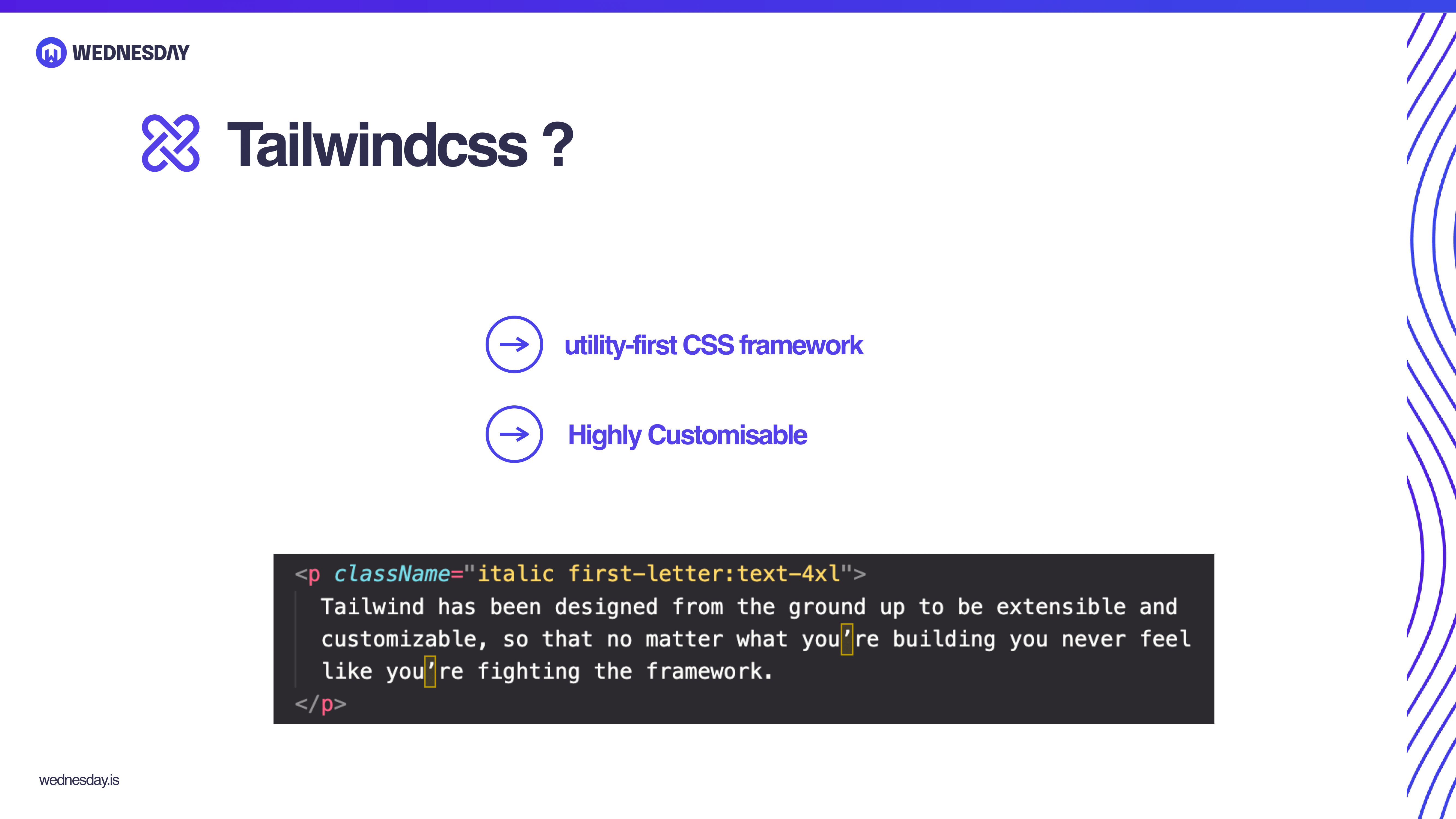 Custom Styles Using Tail windcss
