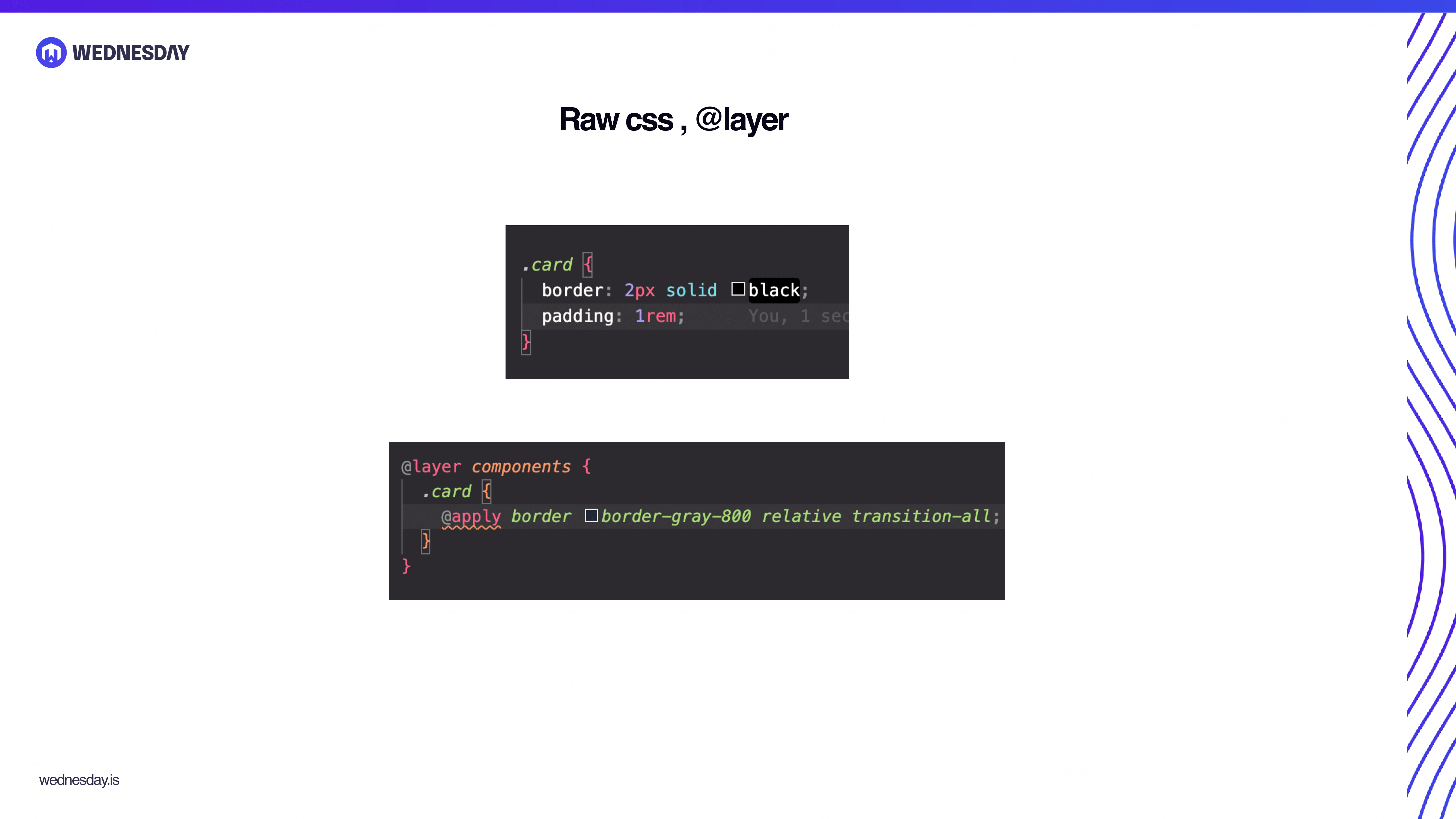 Custom Styles Using Tail windcss